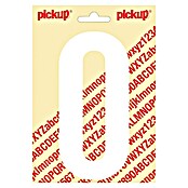 Pickup Sticker (Motief: 0, Wit, Hoogte: 150 mm)