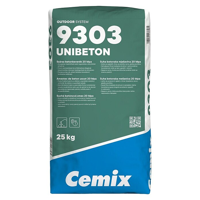 Cemix Gotovi suhi beton Unibeton 4 mm  (25 kg) | BAUHAUS