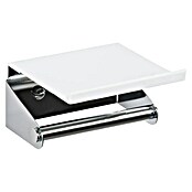 Tauro Baño Line Portarrollos papel higiénico (1 estante, Cromo, Brillante) | BAUHAUS