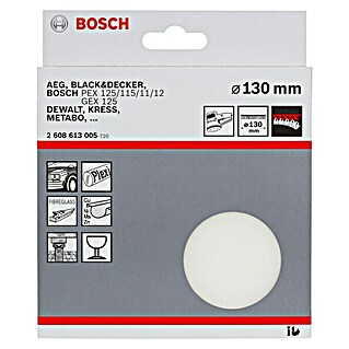 Bosch Polierschwamm (Durchmesser: 130 mm, Passend für: Exzenterschleifer mit 125 mm Durchmesser)