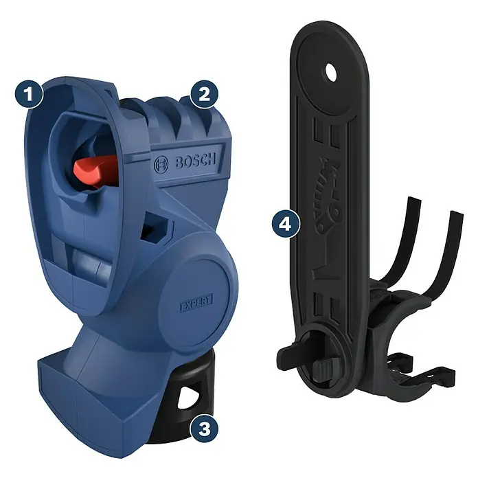 Bosch Adapter SDS Clean zum Bohren - Passend für: Bohrhämmer - Bosch Expert Steintrennsäge Zubehör mit den Nummern 1 bis 4, zur Verwendung mit der Bosch Steintrennsäge.
