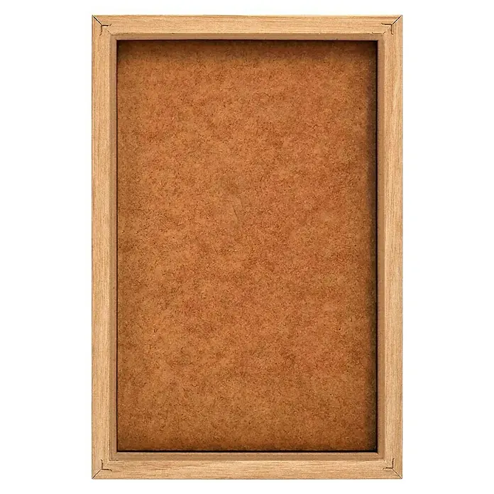Reinders Bild Slim Frame - Abstract Flowers, B x H: 20 x 30 cm - Holzrahmen mit einer braunen Korkplatte. Ideal für Notizen, Fotos und Erinnerungen. Ein schlichter, stilvoller Akzent für jedes Zimmer.