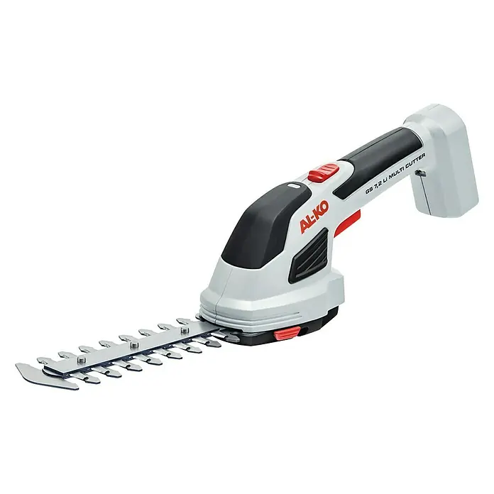 AL-KO Akku-Gras- & Strauchschere GS 7,2 Li - 7,2 V, Li-Ionen, 2 Ah, 1 Akku - Die AL-KO GS 7,2 Li Multi-Cutter Akku-Grasschere für präzise Rasenkantenschnitte und Formschnitte an Büschen. Leicht und handlich.