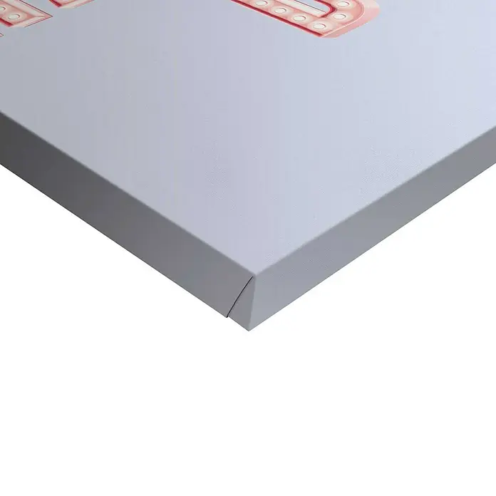 Reinders Leinwandbild Giclee on CanvasOh Happy Day, B x H: 20 x 30 cm - Nahaufnahme einer Leinwand mit einer Illustration. Die Leinwand ist hell und die Illustration farbenfroh.