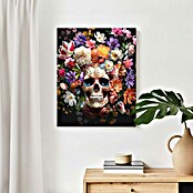 Reinders Decopanel (Floral Skull, B x H: 40 x 50 cm) | BAUHAUS