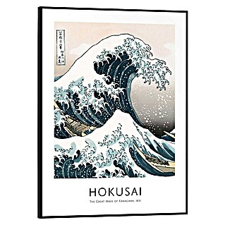 Reinders Bild Slim Frame Black (Hokusai, B x H: 30 x 40 cm)