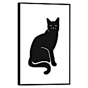 Reinders Bild Slim Frame Black (Black Cat, B x H: 20 x 30 cm) | BAUHAUS