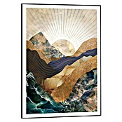 Reinders Bild Slim Frame Black (Autumn Mountains, B x H: 50 x 70 cm) | BAUHAUS