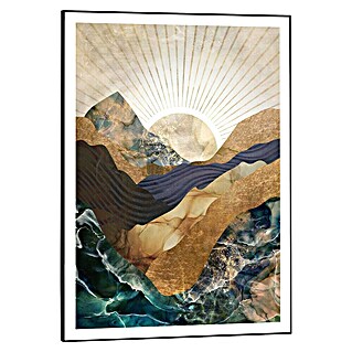 Reinders Bild Slim Frame Black (Autumn Mountains, B x H: 50 x 70 cm)