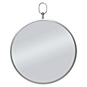 Espejo redondo Pirita (Diámetro: 46 cm, Plateado)