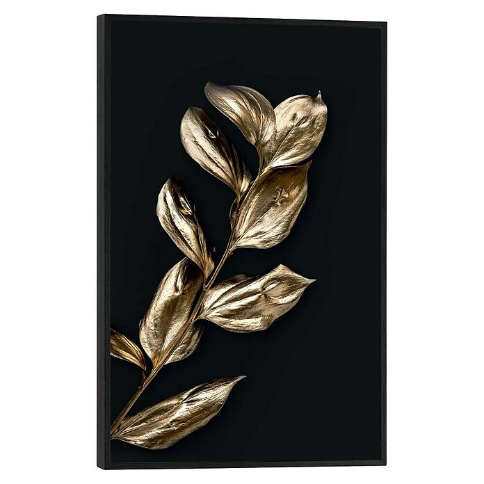 Reinders Bild Slim Frame Black (Little Leafs, B x H: 20 x 30 cm) | BAUHAUS