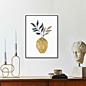 Reinders Bild Slim Frame Black (Golden Vase, B x H: 30 x 40 cm) | BAUHAUS