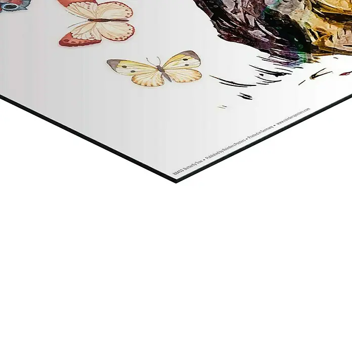 Reinders Decopanel - Butterfly Tree, B x H: 40 x 50 cm - Ein Wandbild mit einem Baum und Schmetterlingen, das eine ruhige und natürliche Atmosphäre in jeden Raum bringt.