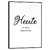 Reinders Bild Slim Frame Black (Heute, B x H: 30 x 40 cm) | BAUHAUS