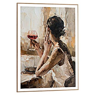 Reinders Bild Slim Frame Wood (Drinking Wine, B x H: 50 x 70 cm)