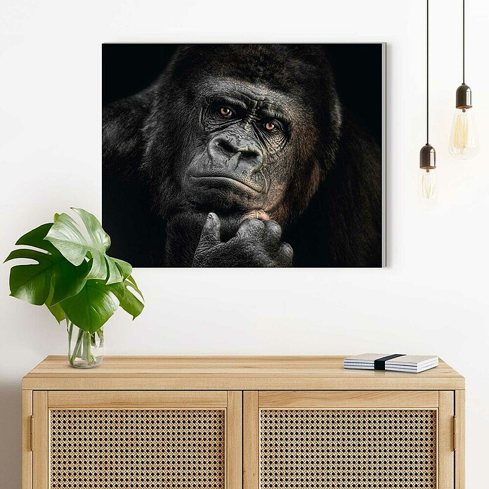 Reinders Decopanel (Gorilla Thinking, B x H: 50 x 40 cm) | BAUHAUS