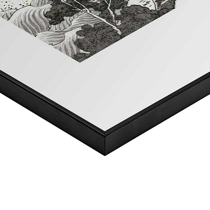 Reinders Bild Slim Frame Black (Hokusai Art, B x H: 50 x 70 cm) | BAUHAUS