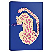 Reinders Leinwandbild Giclee on Canvas (Blue Pink Cat, B x H: 20 x 30 cm) | BAUHAUS