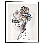 Reinders Bild Slim Frame Black (Graphic Female, B x H: 40 x 50 cm) | BAUHAUS