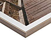 Reinders Bild Slim Frame Wood (Sunny Bridge, B x H: 50 x 50 cm) | BAUHAUS