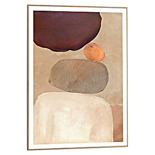 Reinders Bild Slim Frame Wood (Pebble Play, B x H: 50 x 70 cm)