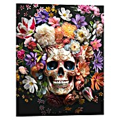 Reinders Decopanel (Floral Skull, B x H: 40 x 50 cm) | BAUHAUS