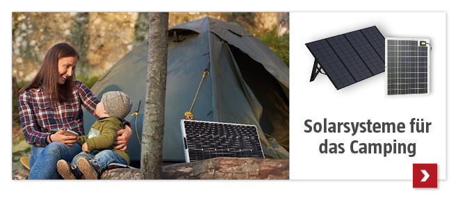 Solarsystem fürs Camping
