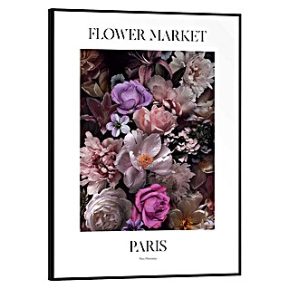 Reinders Bild Slim Frame Black (Rose Garden, B x H: 30 x 40 cm)