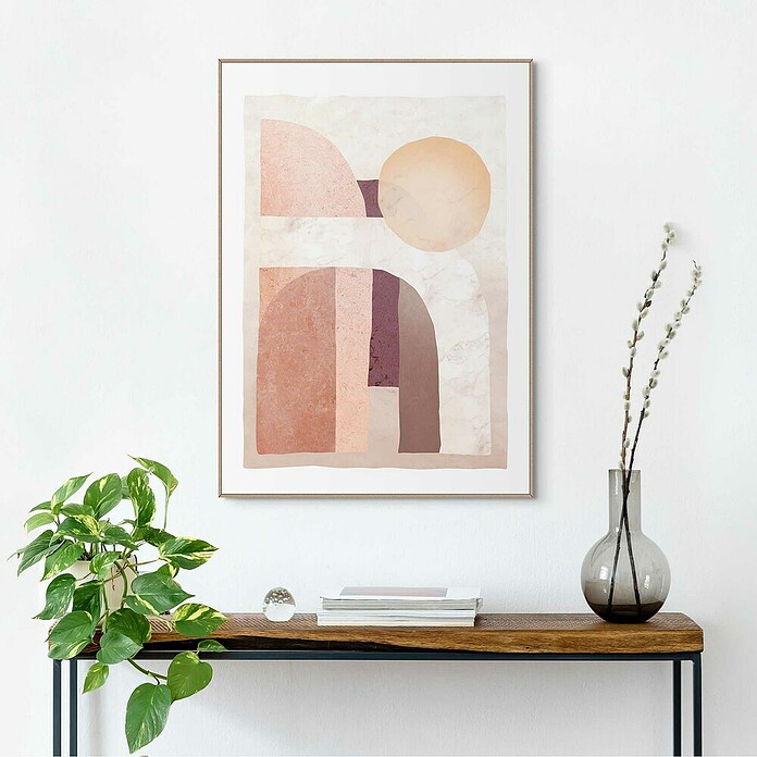 Reinders Bild Slim Frame Wood (Abstract, B x H: 50 x 70 cm) | BAUHAUS