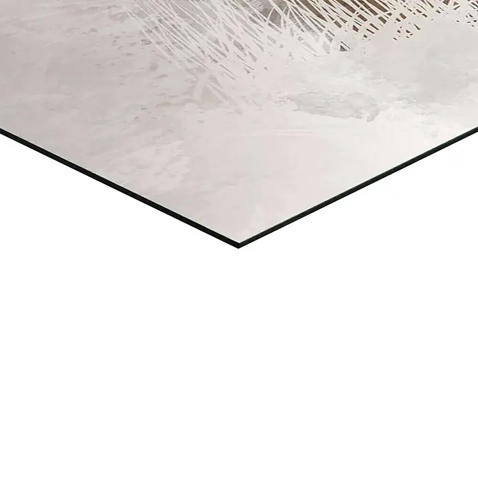 Reinders Decopanel - Sweet Deer, B x H: 60 x 90 cm - Nahaufnahme einer modernen Leinwand mit abstraktem Design und schwarzem Rahmen, ideal für stilvolle Wanddekoration.