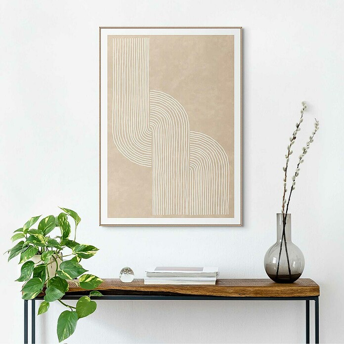 Reinders Bild Slim Frame Wood (Sandy Knot, B x H: 50 x 70 cm) | BAUHAUS