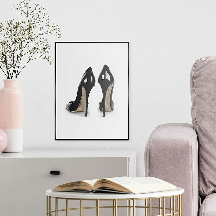 Reinders Bild Slim Frame Black (Catwalk Heels, B x H: 30 x 40 cm) | BAUHAUS