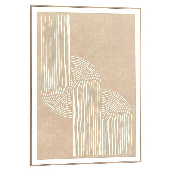 Reinders Bild Slim Frame Wood (Sandy Knot, B x H: 50 x 70 cm) | BAUHAUS