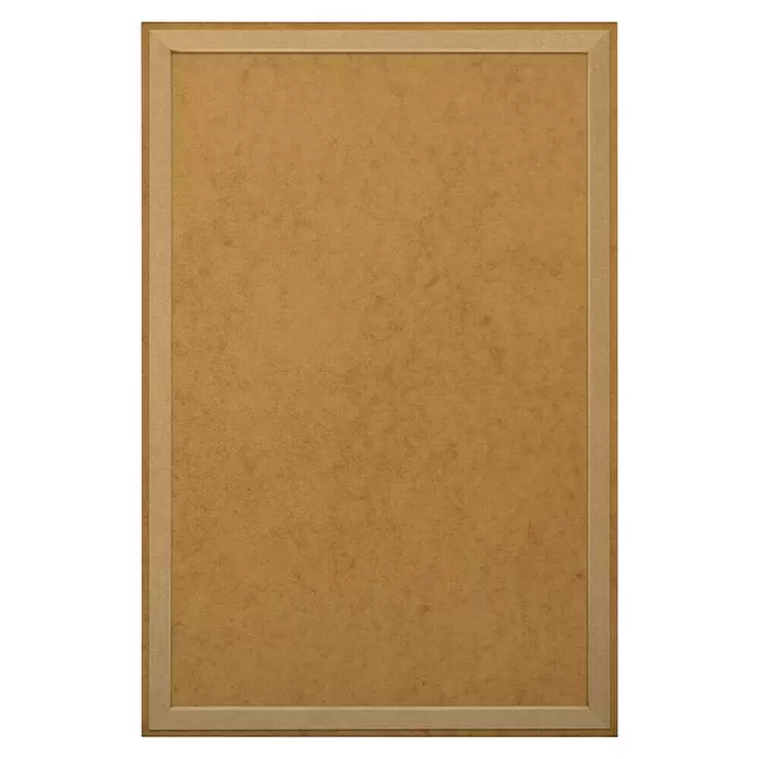 Reinders Decopanel - Woman Gold Hand, B x H: 60 x 90 cm - Rechteckiger Rahmen aus hellbraunem MDF, mit sauberem, einfachem Design.