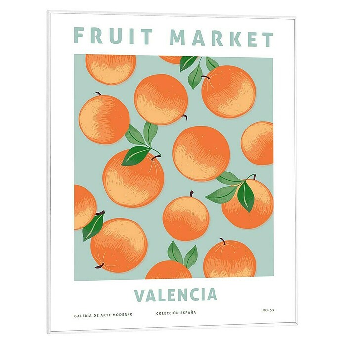 Reinders Bild Slim Frame White (Valencia Oranges, B x H: 40 x 50 cm) | BAUHAUS