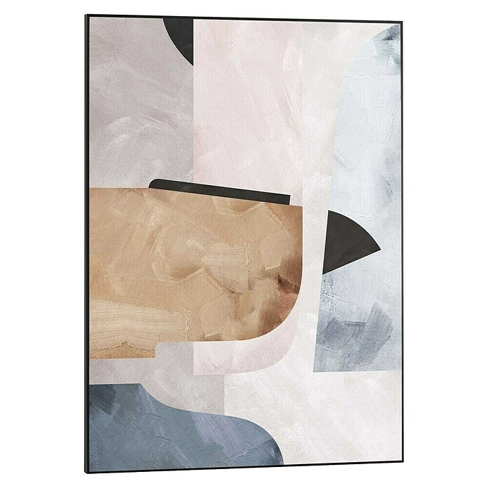 Reinders Bild Slim Frame Black (Soft Abstract II, B x H: 50 x 70 cm) | BAUHAUS