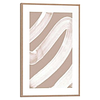 Reinders Bild Slim Frame Wood (White Curve, B x H: 20 x 30 cm)