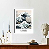 Reinders Bild Slim Frame Black (Hokusai, B x H: 30 x 40 cm) | BAUHAUS