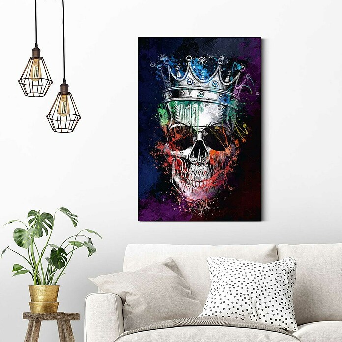 Reinders Decopanel (Skull Crown, B x H: 60 x 90 cm) | BAUHAUS