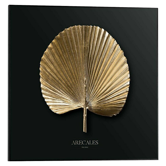 Reinders Bild Slim Frame Black (Areca Gold, B x H: 50 x 50 cm) | BAUHAUS