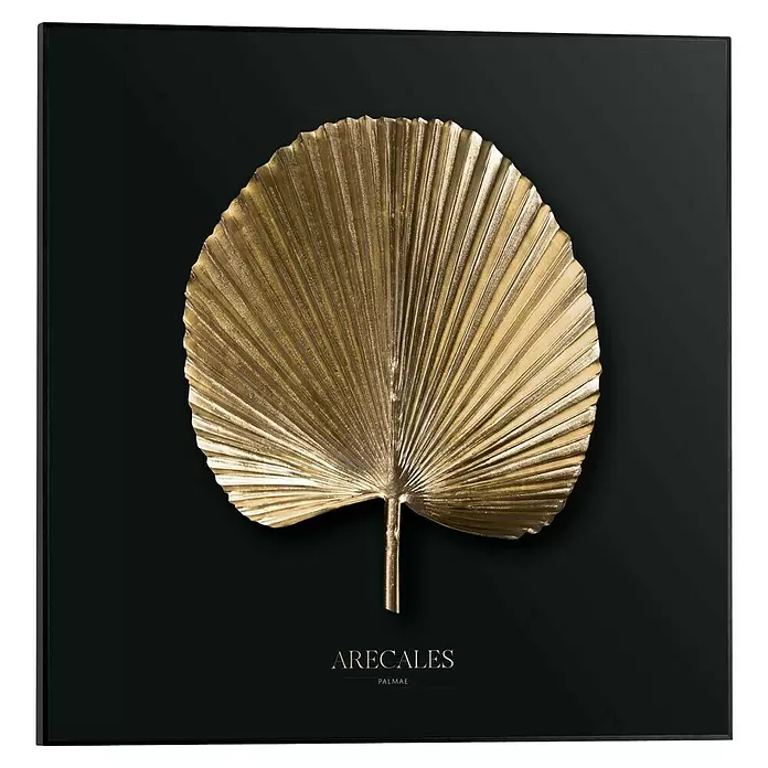 Reinders Bild Slim Frame BlackAreca Gold, B x H: 50 x 50 cm