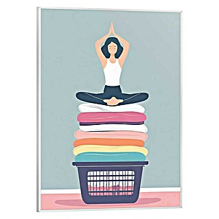 Reinders Bild Slim Frame White (Zen Wash, B x H: 30 x 40 cm)