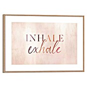 Reinders Bild Slim Frame Wood (Inhale Exhale, B x H: 30 x 20 cm) | BAUHAUS