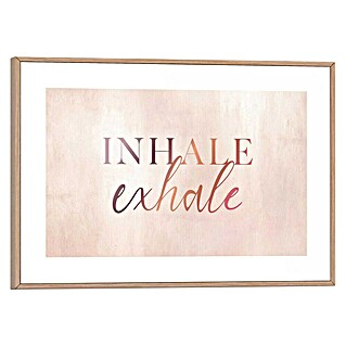 Reinders Bild Slim Frame Wood (Inhale Exhale, B x H: 30 x 20 cm)