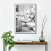 Reinders Bild Slim Frame Black (Getting Dressed, B x H: 50 x 70 cm) | BAUHAUS