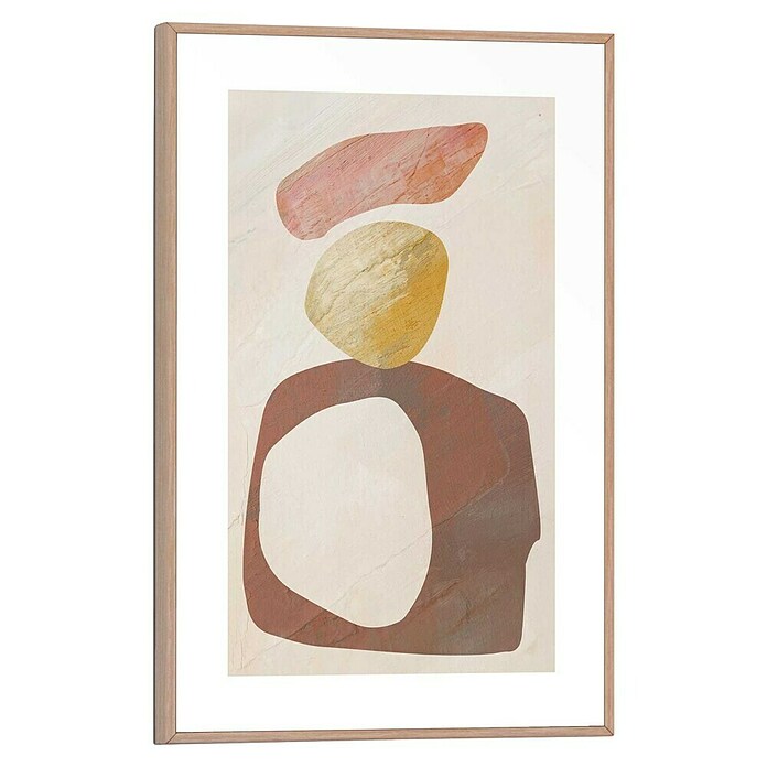 Reinders Bild Slim Frame Wood (Pebbled Stones, B x H: 20 x 30 cm) | BAUHAUS