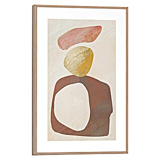 Reinders Bild Slim Frame Wood (Pebbled Stones, B x H: 20 x 30 cm)