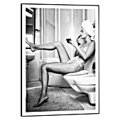 Reinders Bild Slim Frame Black (Getting Dressed, B x H: 50 x 70 cm) | BAUHAUS