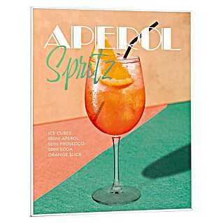 Reinders Bild Slim Frame White (Aperol Time, B x H: 40 x 50 cm)