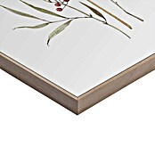 Reinders Bild Slim Frame Wood (Aqua Flowers, B x H: 20 x 30 cm) | BAUHAUS